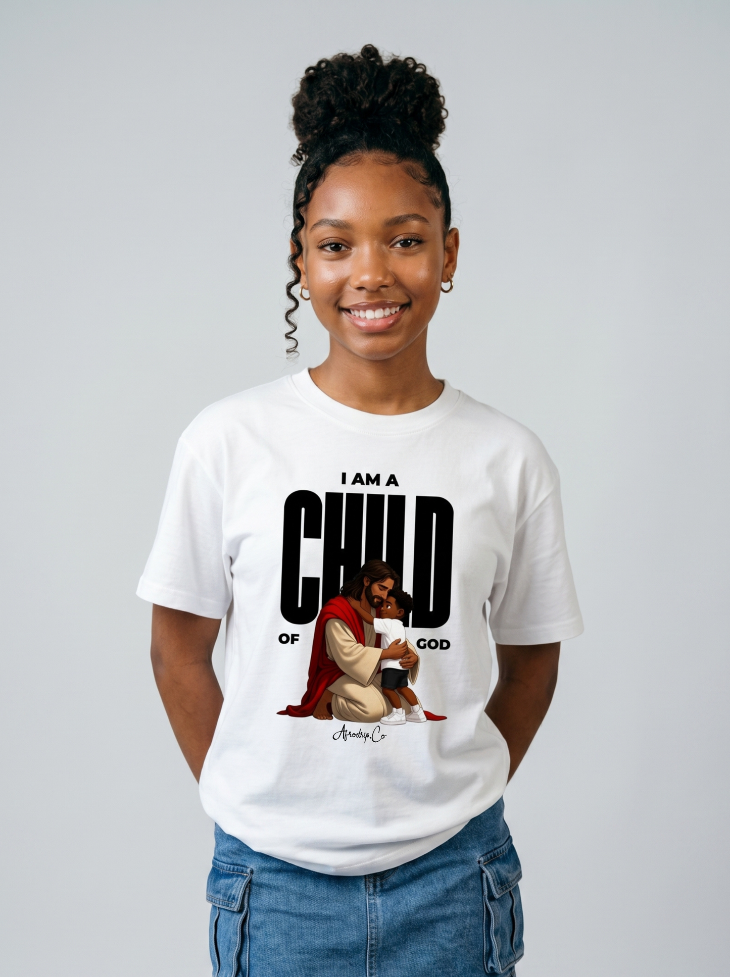 I Am a Child of God kids t-shirt