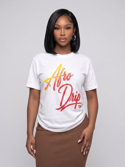 Afrodrip Signature Black Tee Full Shot