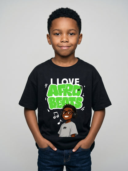 I Love Afrobeats kids t-shirt