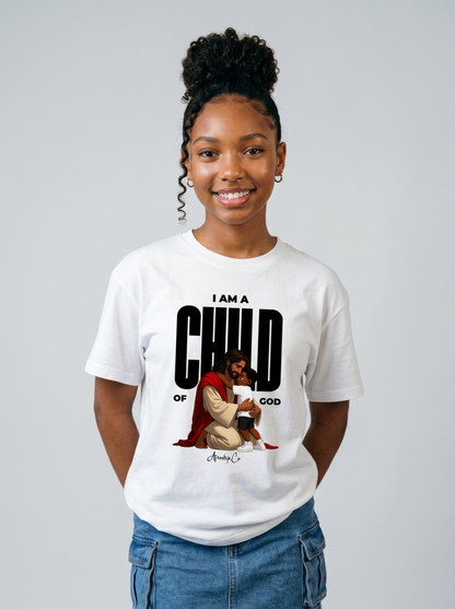 I Am a Child of God kids t-shirt