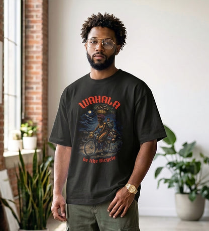 Wahala be like Bicycle Unisex premium t-shirt