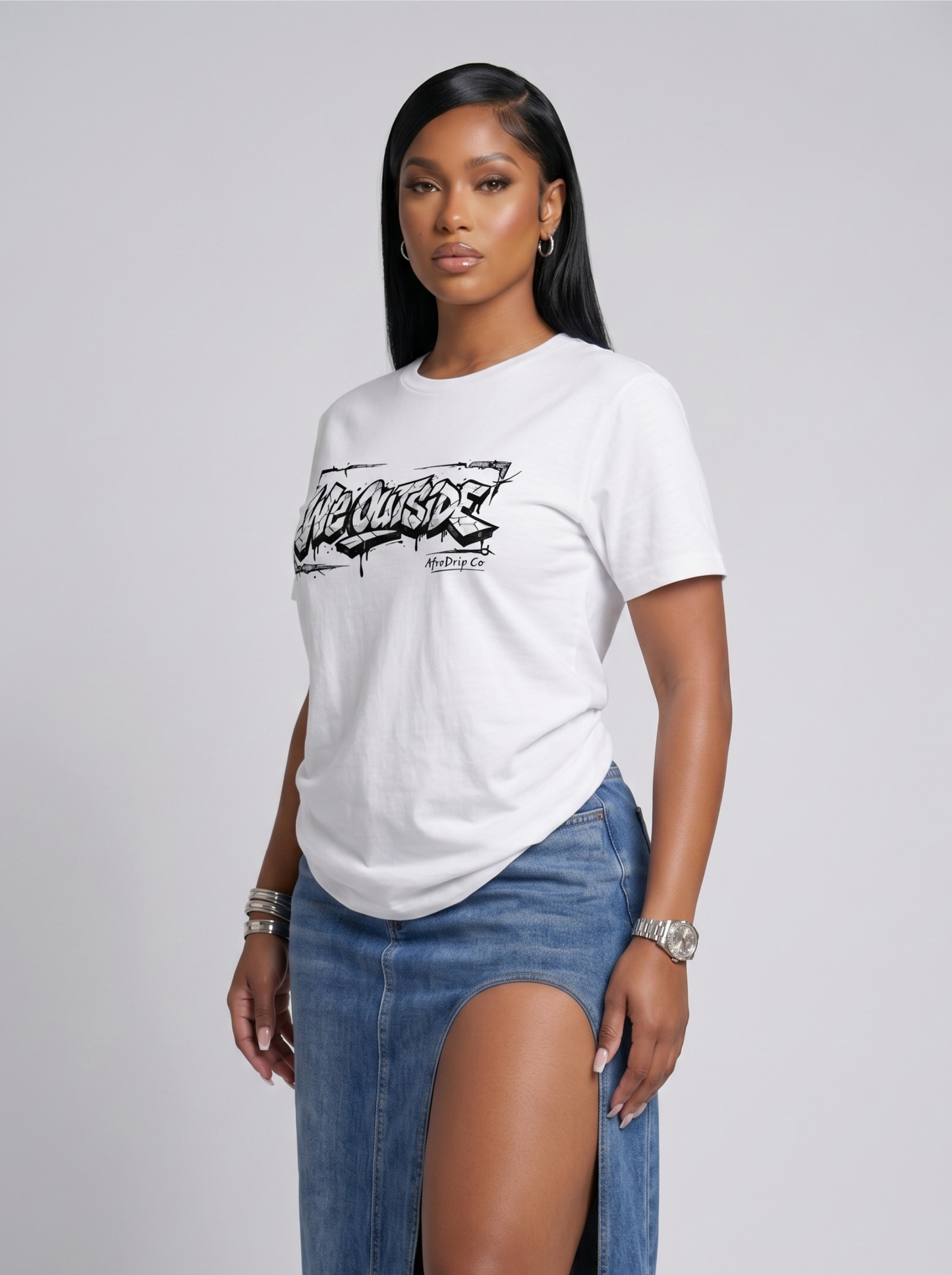 We Outside (One-Color Graffiti Tee)