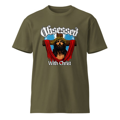 Obsessed with Christ cross crown of thorns tee