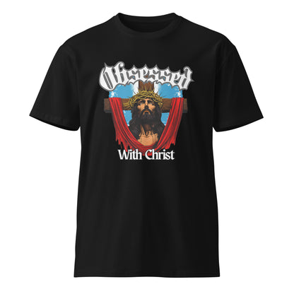 Obsessed with Christ cross crown of thorns tee