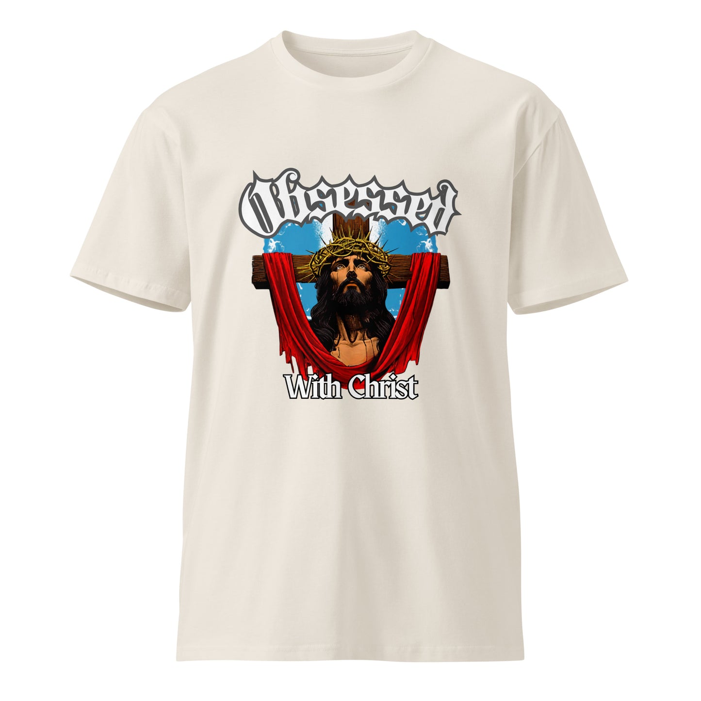 Obsessed with Christ cross crown of thorns tee