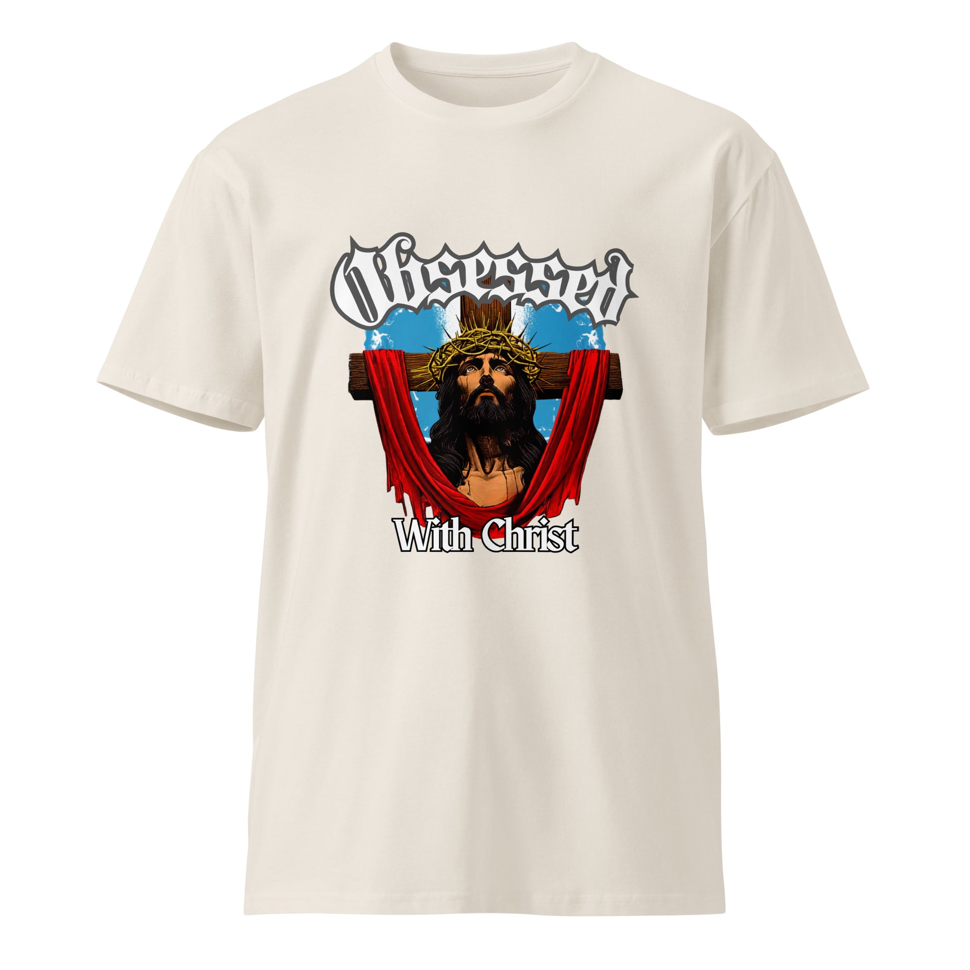 Obsessed with Christ cross crown of thorns tee