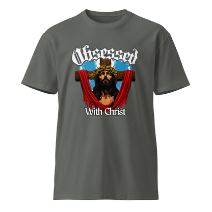 Obsessed with Christ cross crown of thorns tee