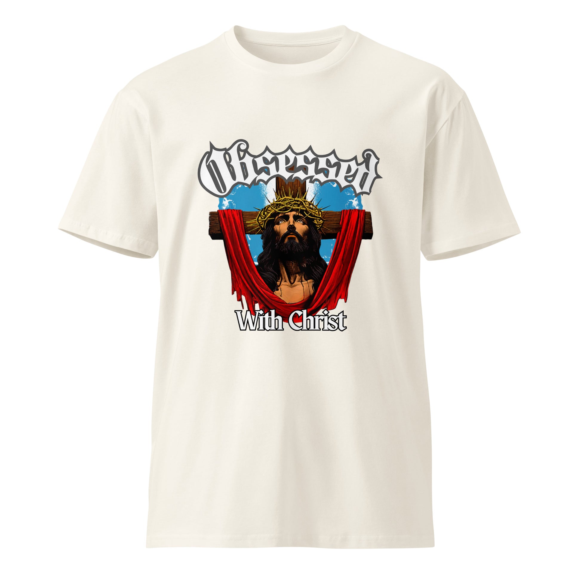 Obsessed with Christ cross crown of thorns tee