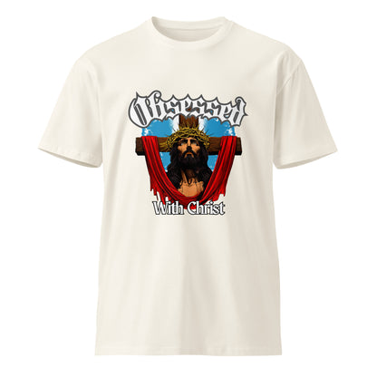 Obsessed with Christ cross crown of thorns tee