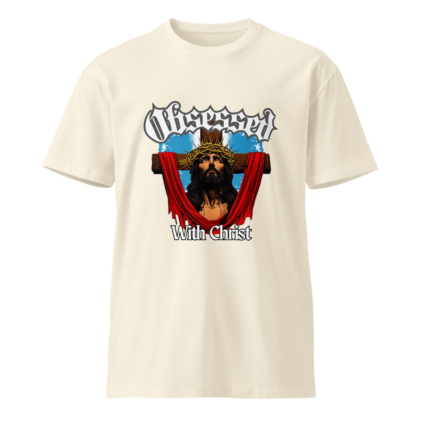 Obsessed with Christ cross crown of thorns tee