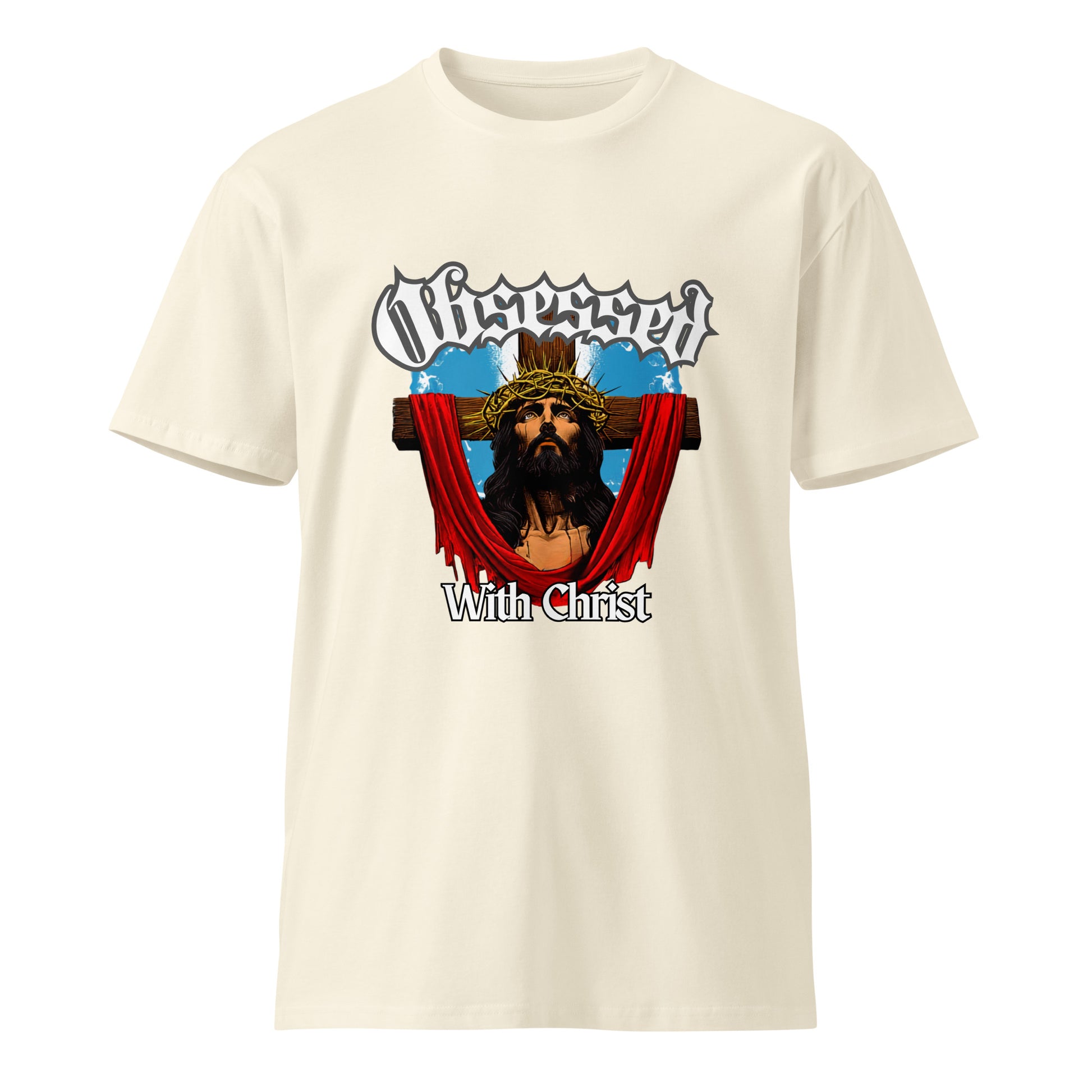 Obsessed with Christ cross crown of thorns tee