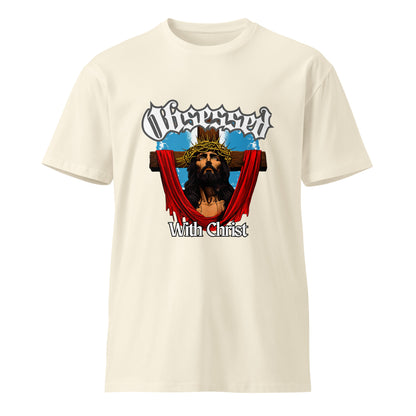 Obsessed with Christ cross crown of thorns tee