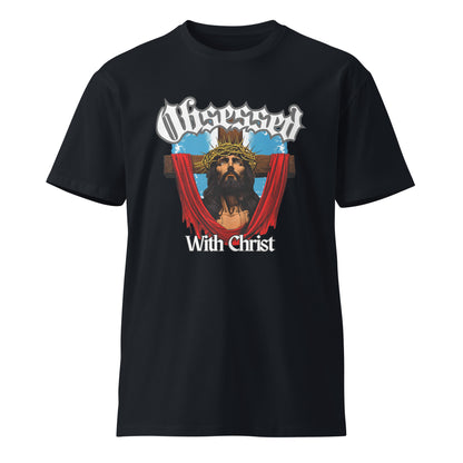 Obsessed with Christ cross crown of thorns tee