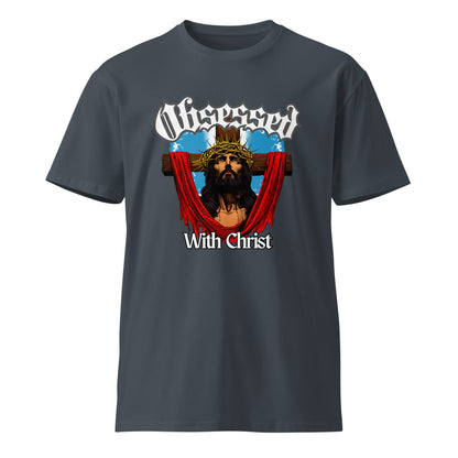 Obsessed with Christ cross crown of thorns tee