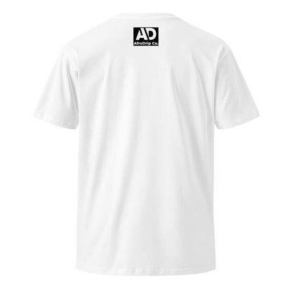 AfroDrip 'Wahala' Unisex Premium T-Shirt styled flat-lay or lifestyle shot showing Afrobeats-inspired graphic print