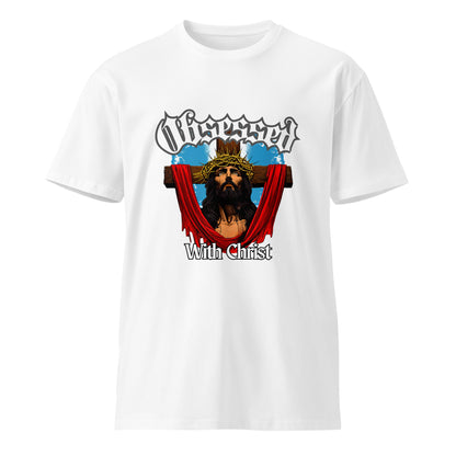 Obsessed with Christ cross crown of thorns tee