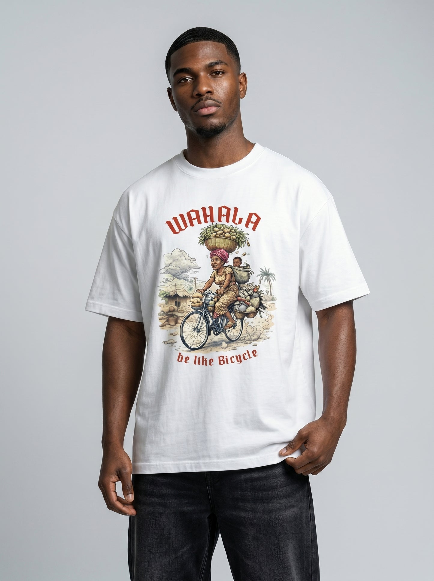 Wahala Be Like Bicycle Tee